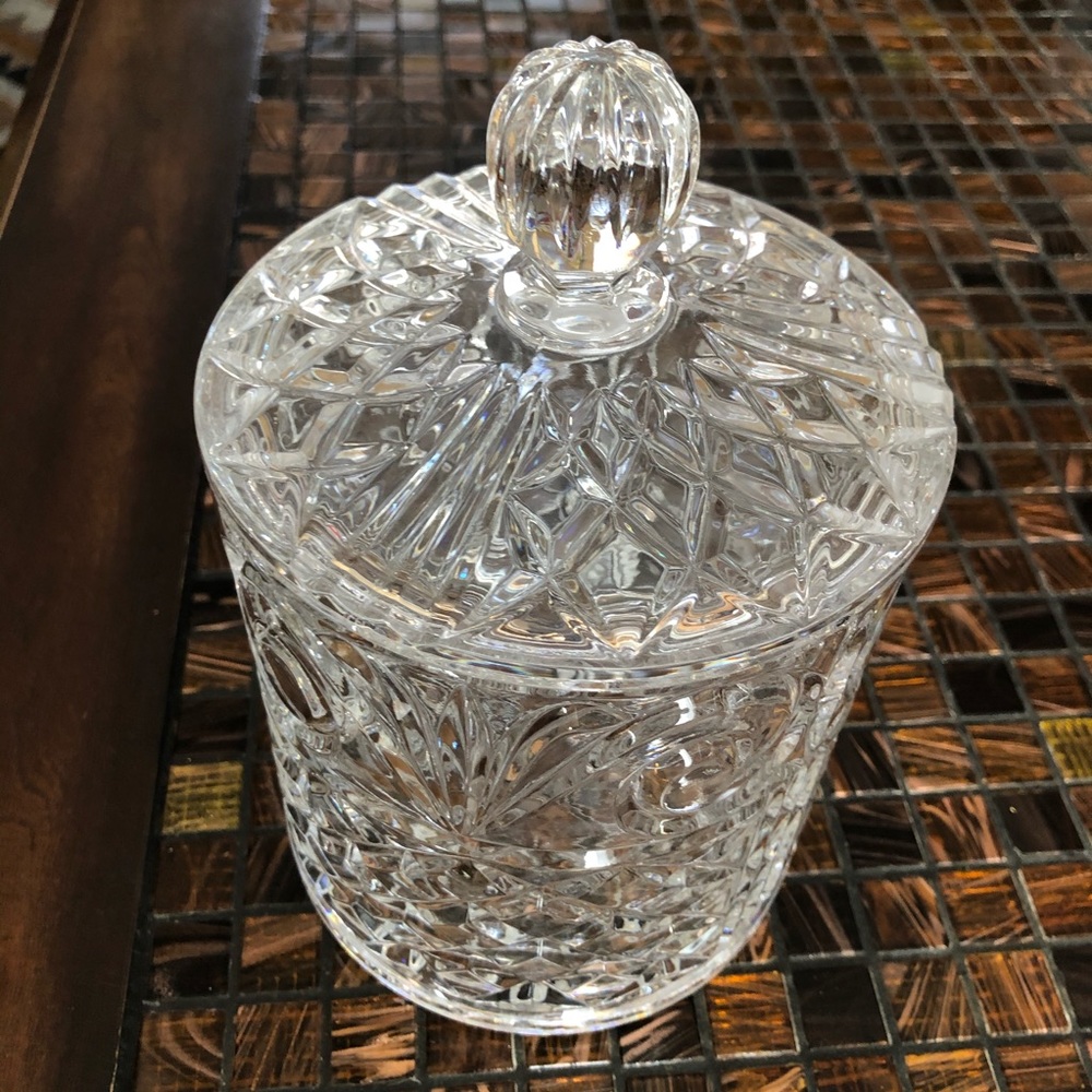 CUT GLASS Decorative Jar - Picture 4 of 11